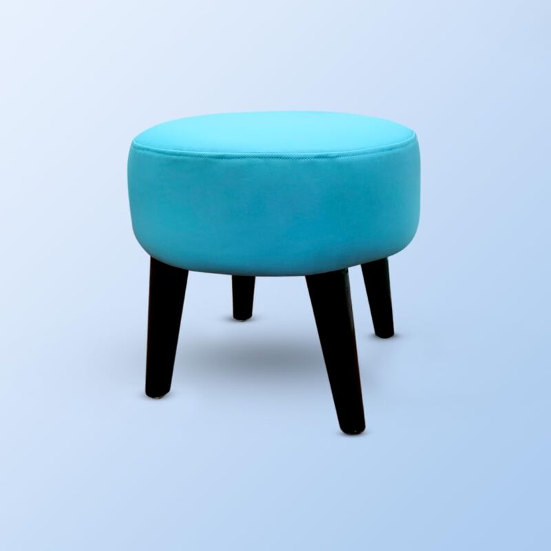 Ottoman upholstered Foam Cushioned pouffe