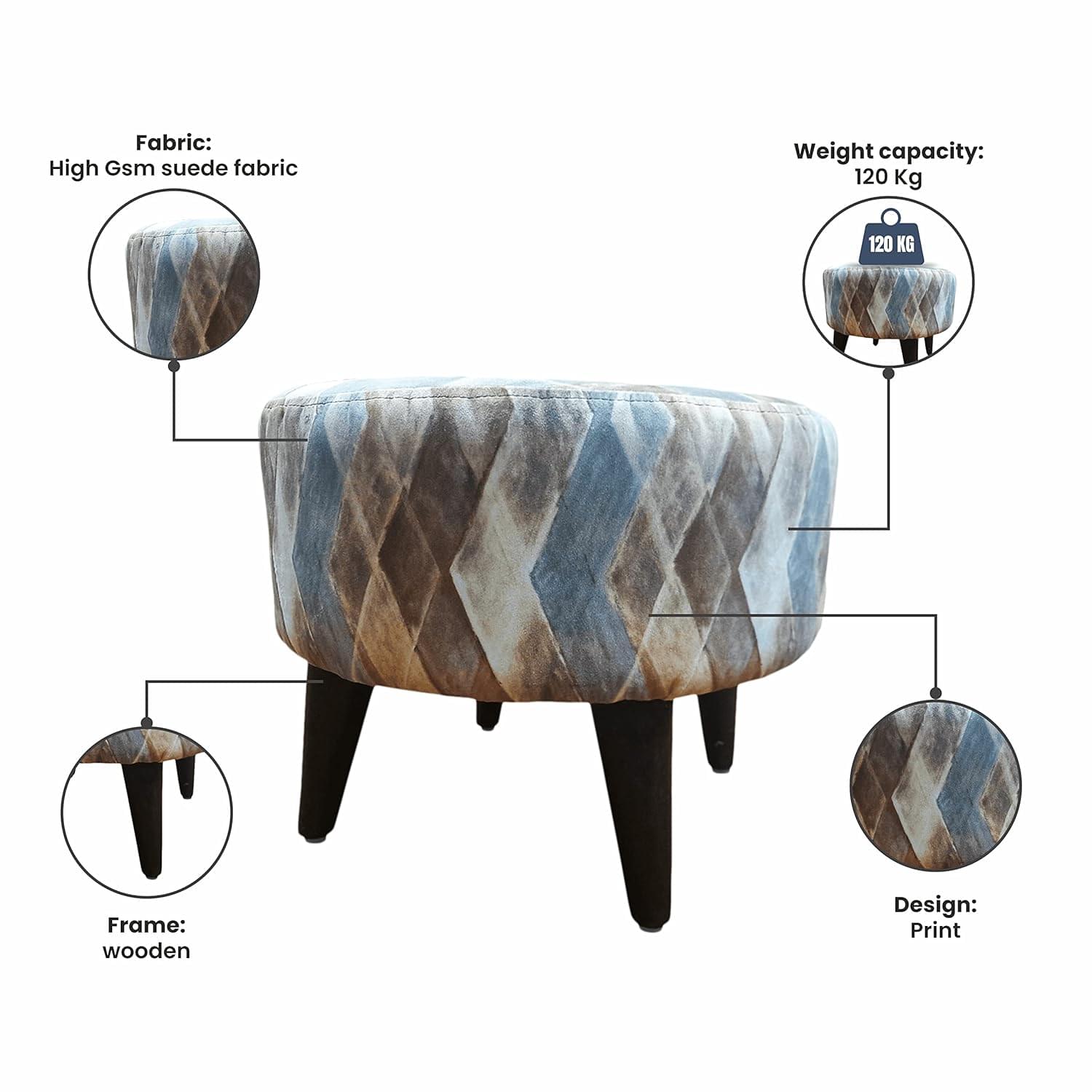 upholstered pouffe Stool