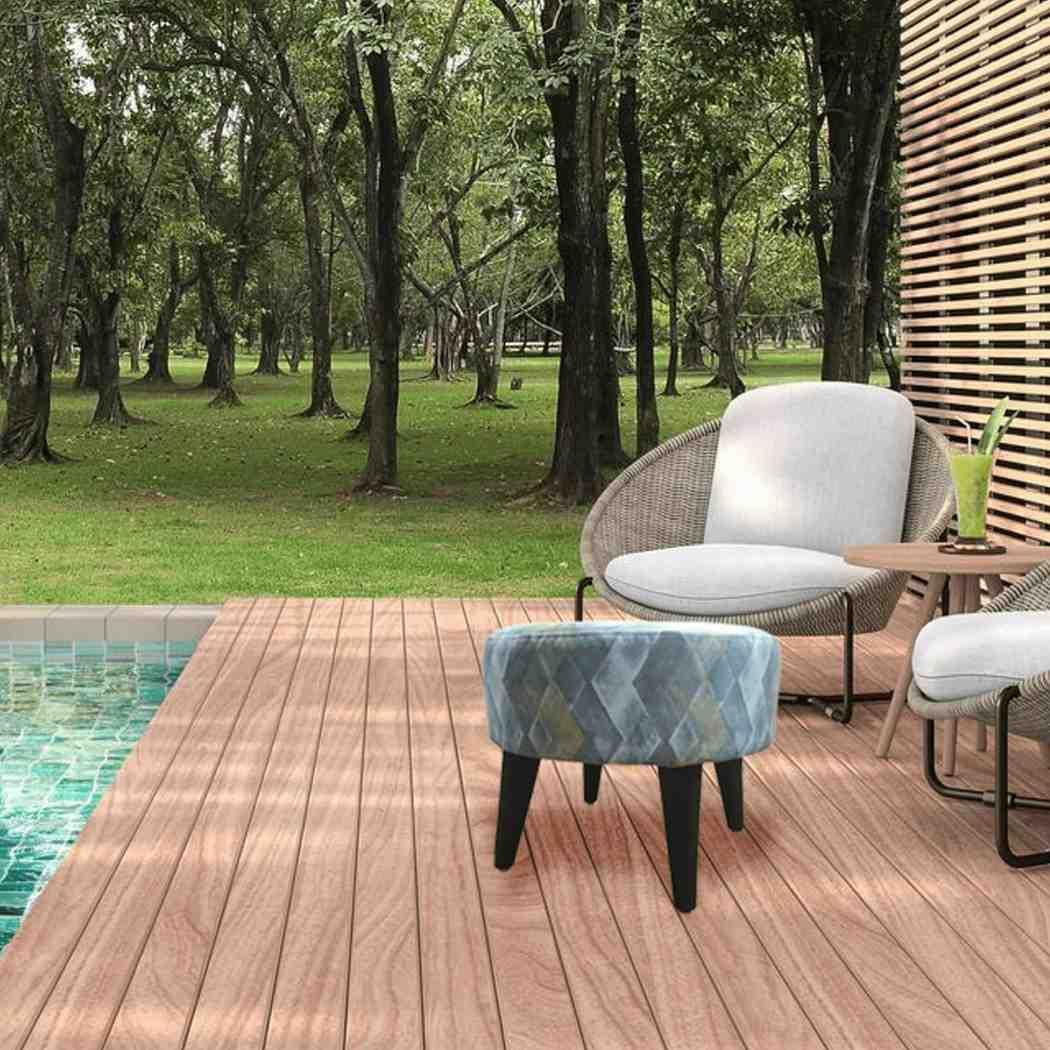 Dreampod Printed Ottoman upholstered Cushioned Foam Stool